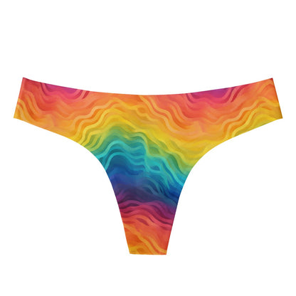 Rainbow Pride - LGBTQ Women's All Over Print Thongs