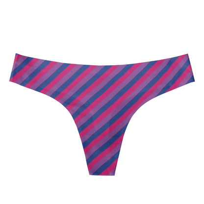 Bisexual Pride Women's All Over Print Thongs