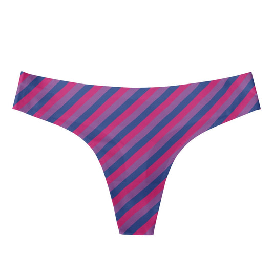 Bisexual Pride Women's All Over Print Thongs