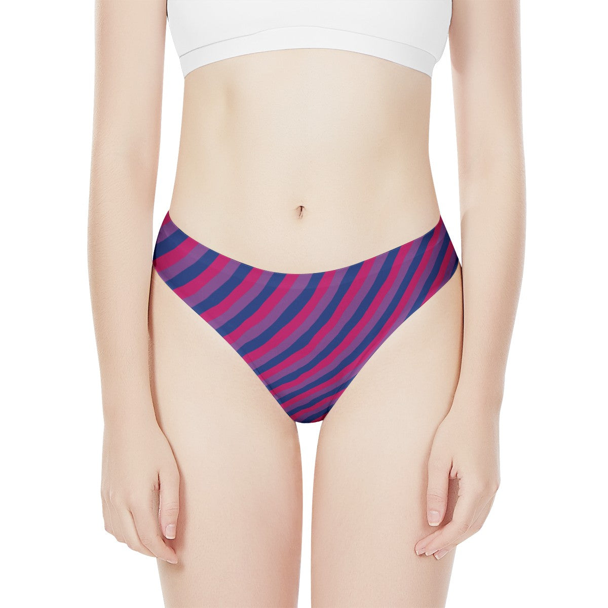 Bisexual Pride Women's All Over Print Thongs