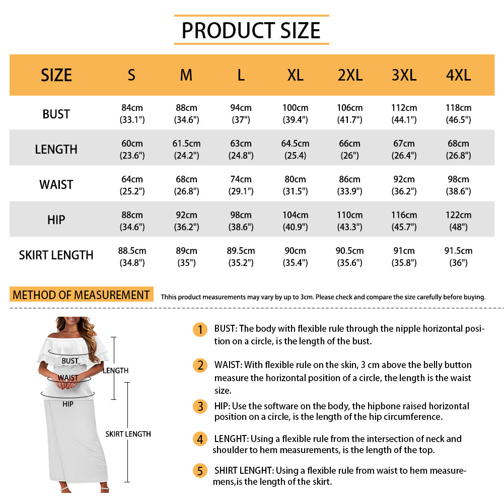 Rainbow Puletasi Style Maxi Dress Set