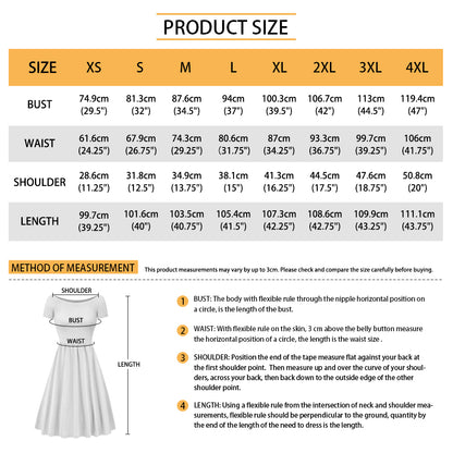 Women's short sleeve dress