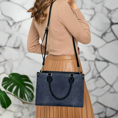 Sophisticated Carry: The Grain Series Women's PU Leather Twill Handbag