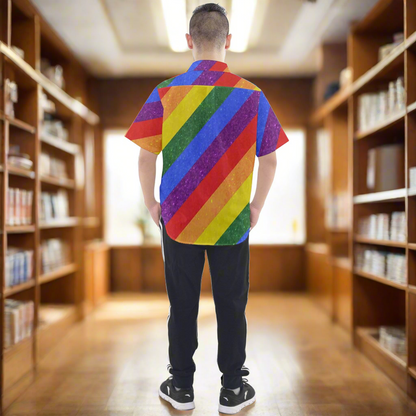 Rainbow Men's Short Sleeve Shirt