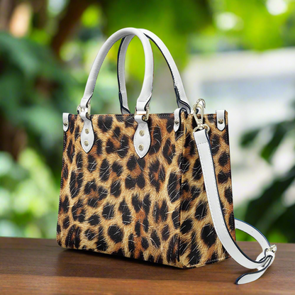 Leopard Pattern for Women's PU leather twill handbag