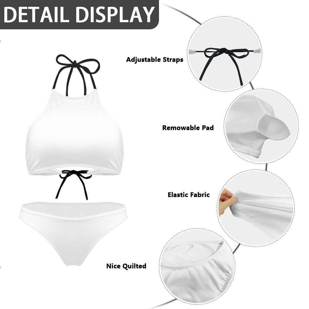 Wrapped-Chest Bikini