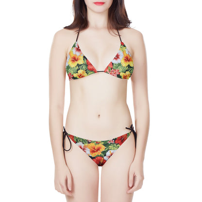 Hibiscus Women's Triangle Bikini Swimsuit