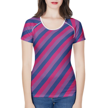 Bisexual Pride Women's All-Over Print T shirt