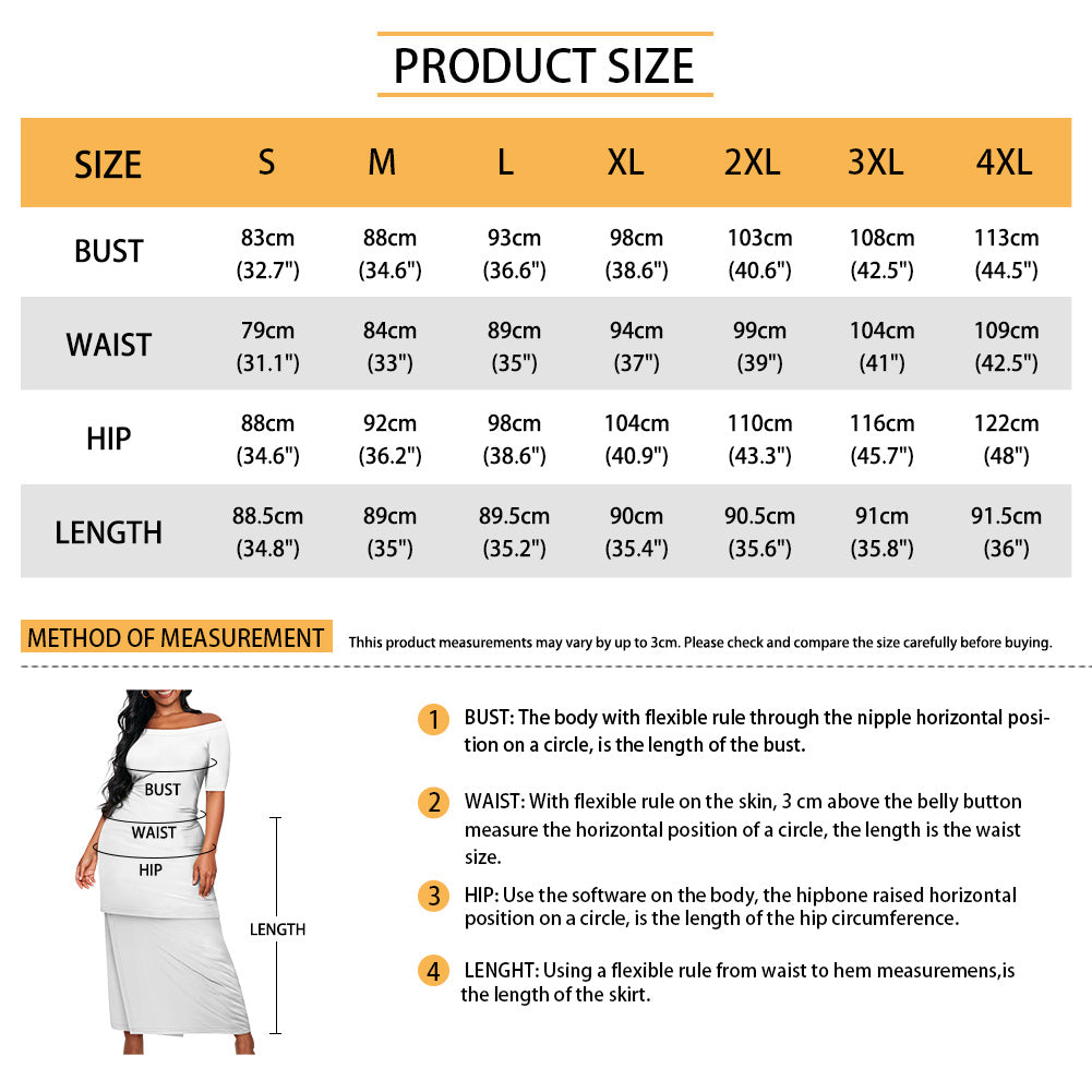 Red Polka Dot Guinea Style Maxi Dress Set