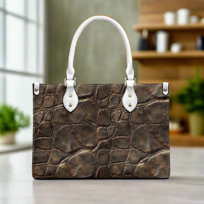 The Voyager Tote - Durable and stylish, perfect for adventurers. Women's PU Leather Twill Handbag