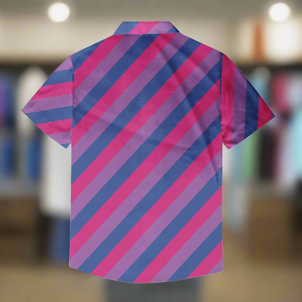 Bisexual Pride Men's Casual Shirt