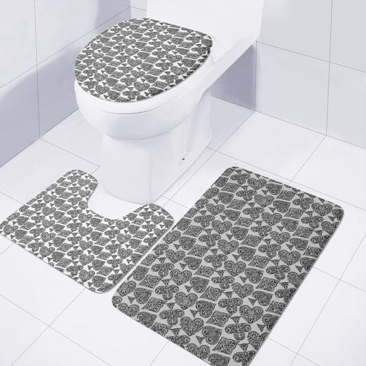 Poker Toilet Three Pieces Set