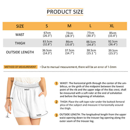 Sago Palms High waist loose shorts