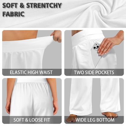 🌺Tropical Escape Wide Leg Pants – Style That Breathes, Comfort That Moves