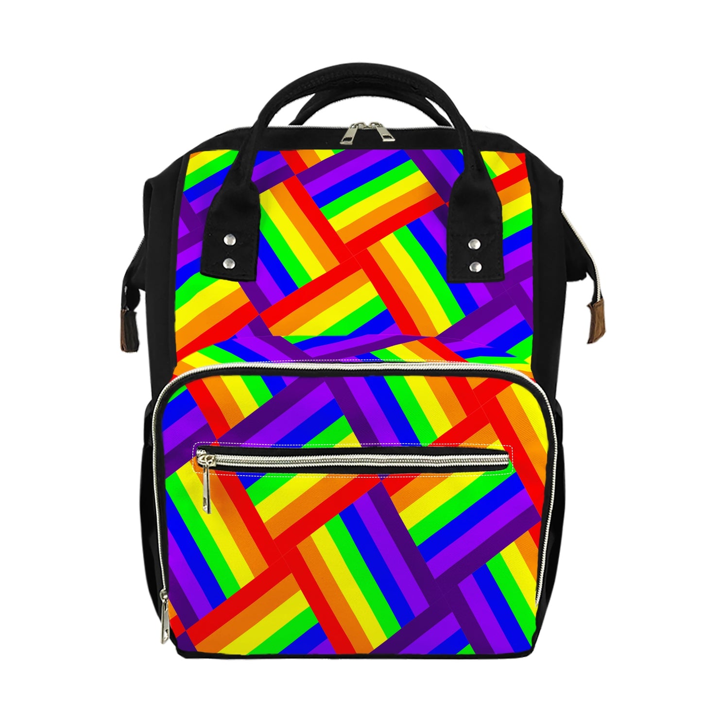 Rainbow Weave Diaper Bag