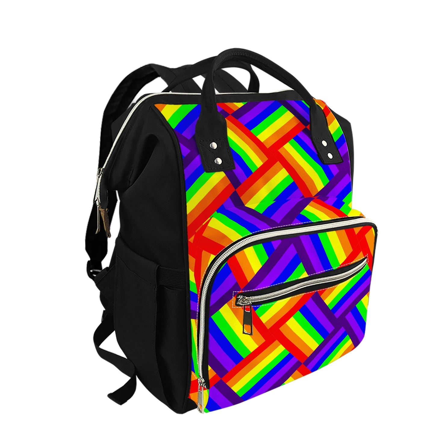 Rainbow Weave Diaper Bag