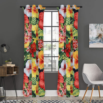 Hibiscus Drapes