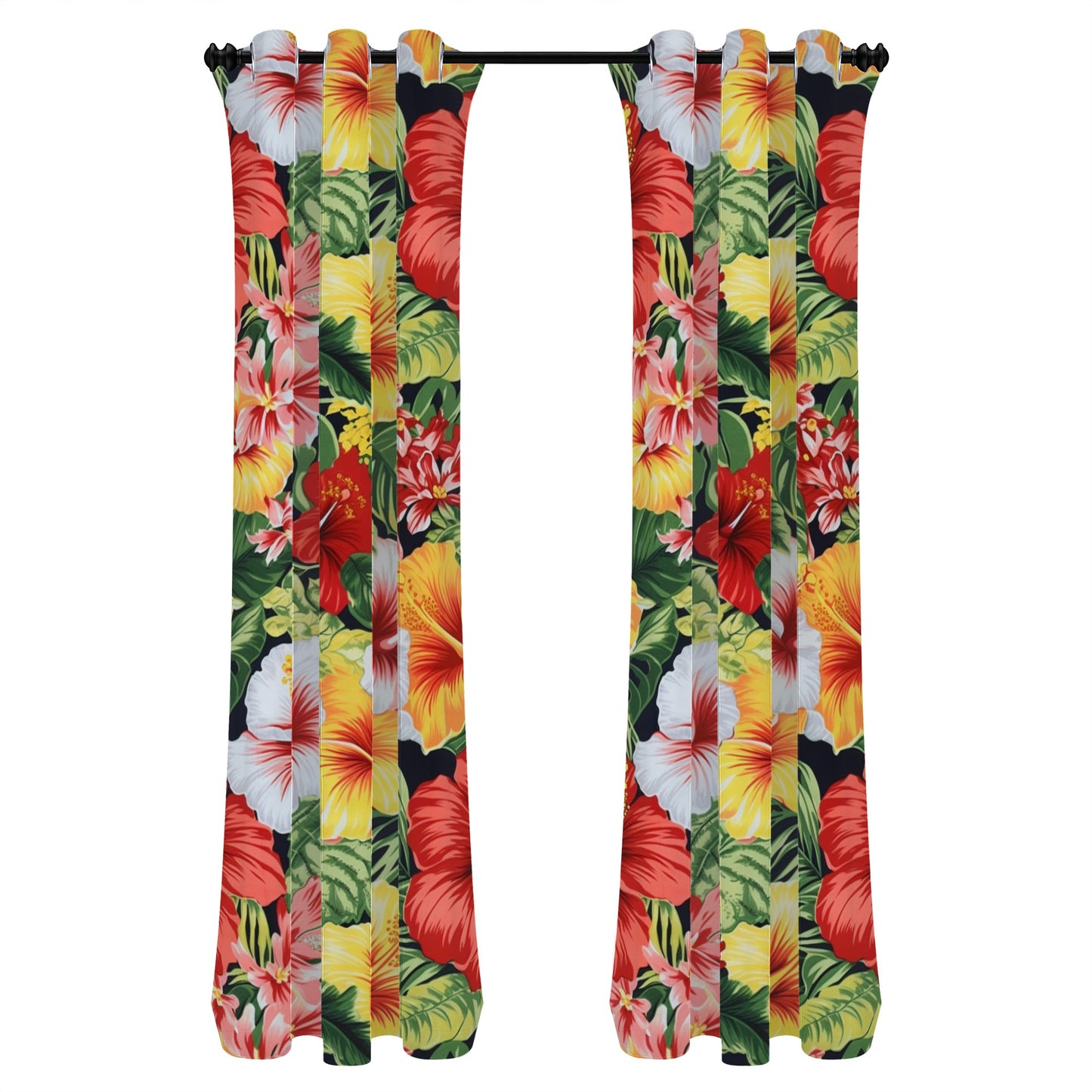 Hibiscus Drapes