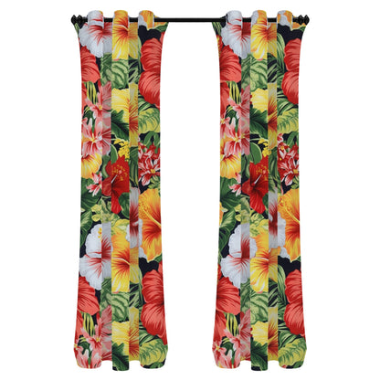 Hibiscus Drapes