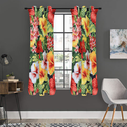 Hibiscus Drapes