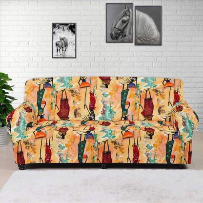 Tribal pattern Sofa Protector Cover L Size