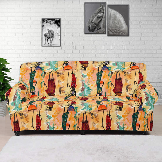 Tribal pattern Sofa Protector Cover L Size