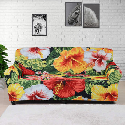 Hibiscus Sofa Protector Cover L Size