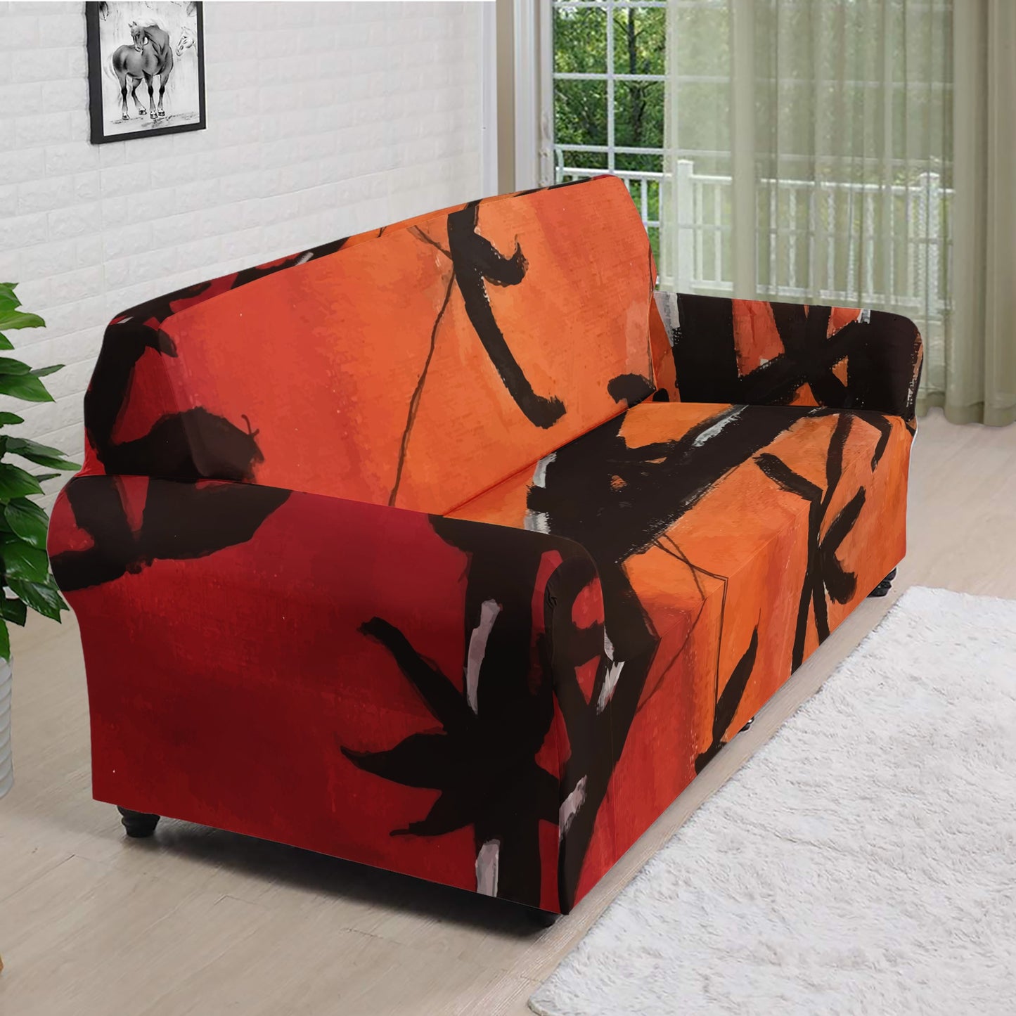 Bamboo at Sunset Sofa Protector Cover L Size