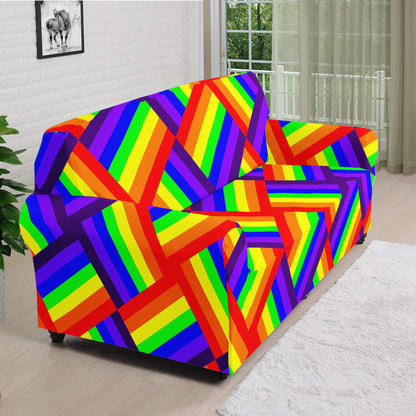 Rainbow Weave Sofa Protector Cover L Size