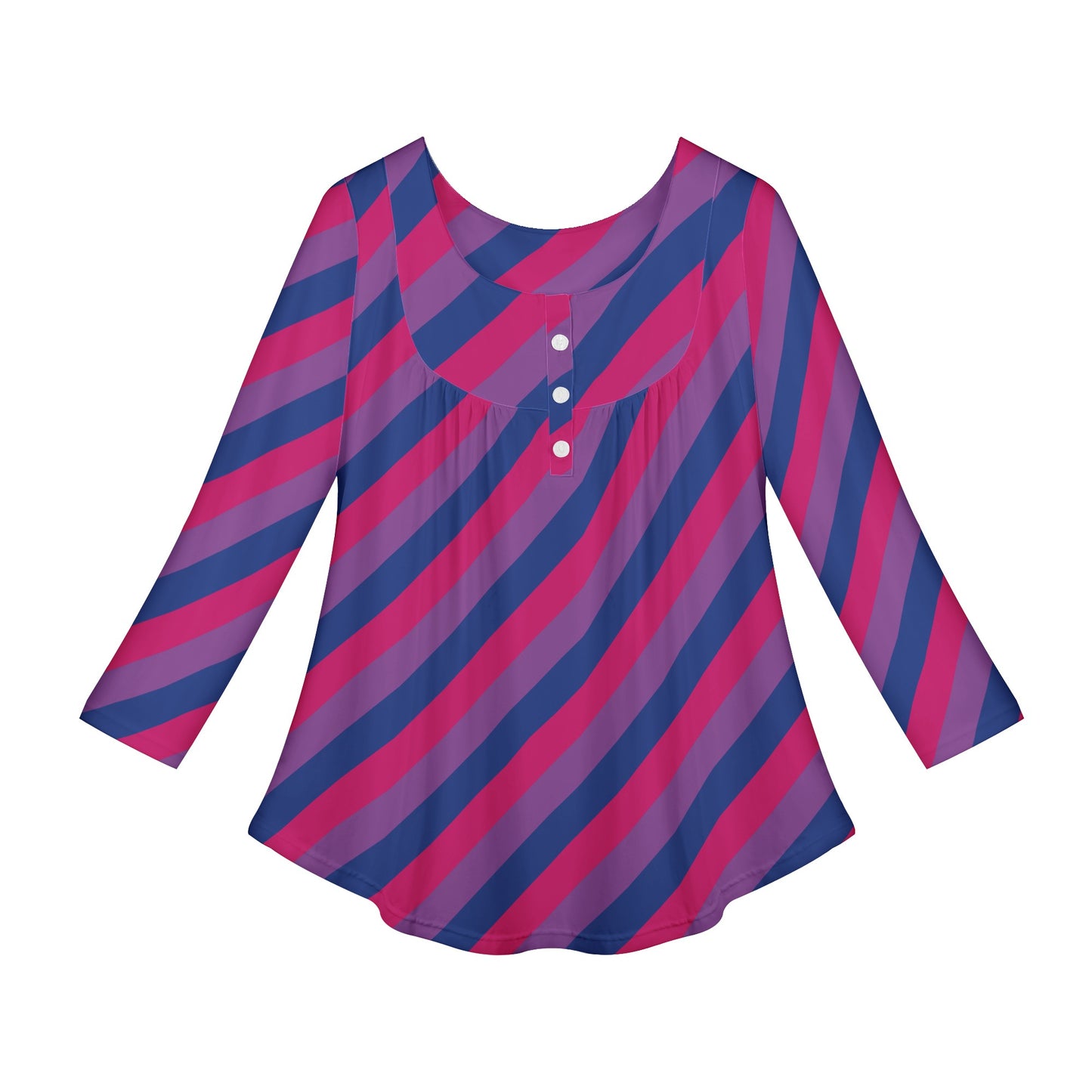 Bisexual Pride Women Long Sleeve Shirt