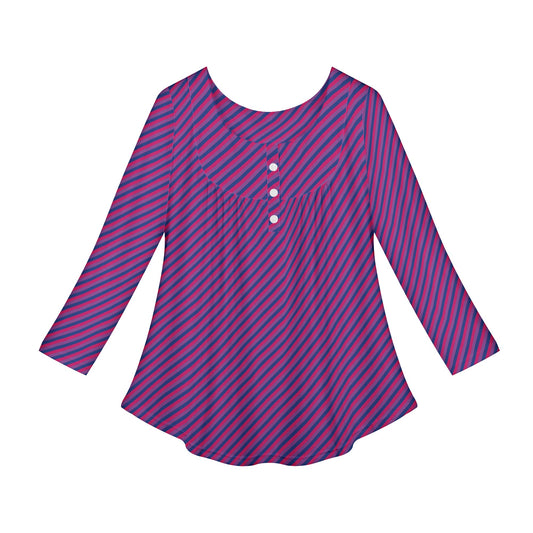 Bisexual Pride Women Long Sleeve Shirt