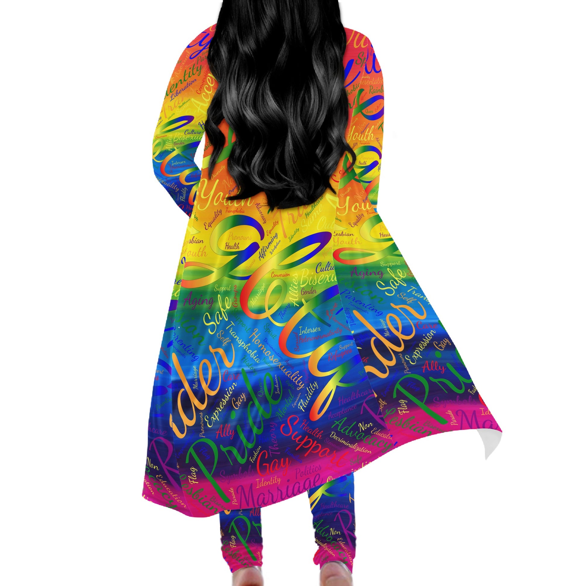 LGBTQ Word Cloud Women Overalls Sportwear