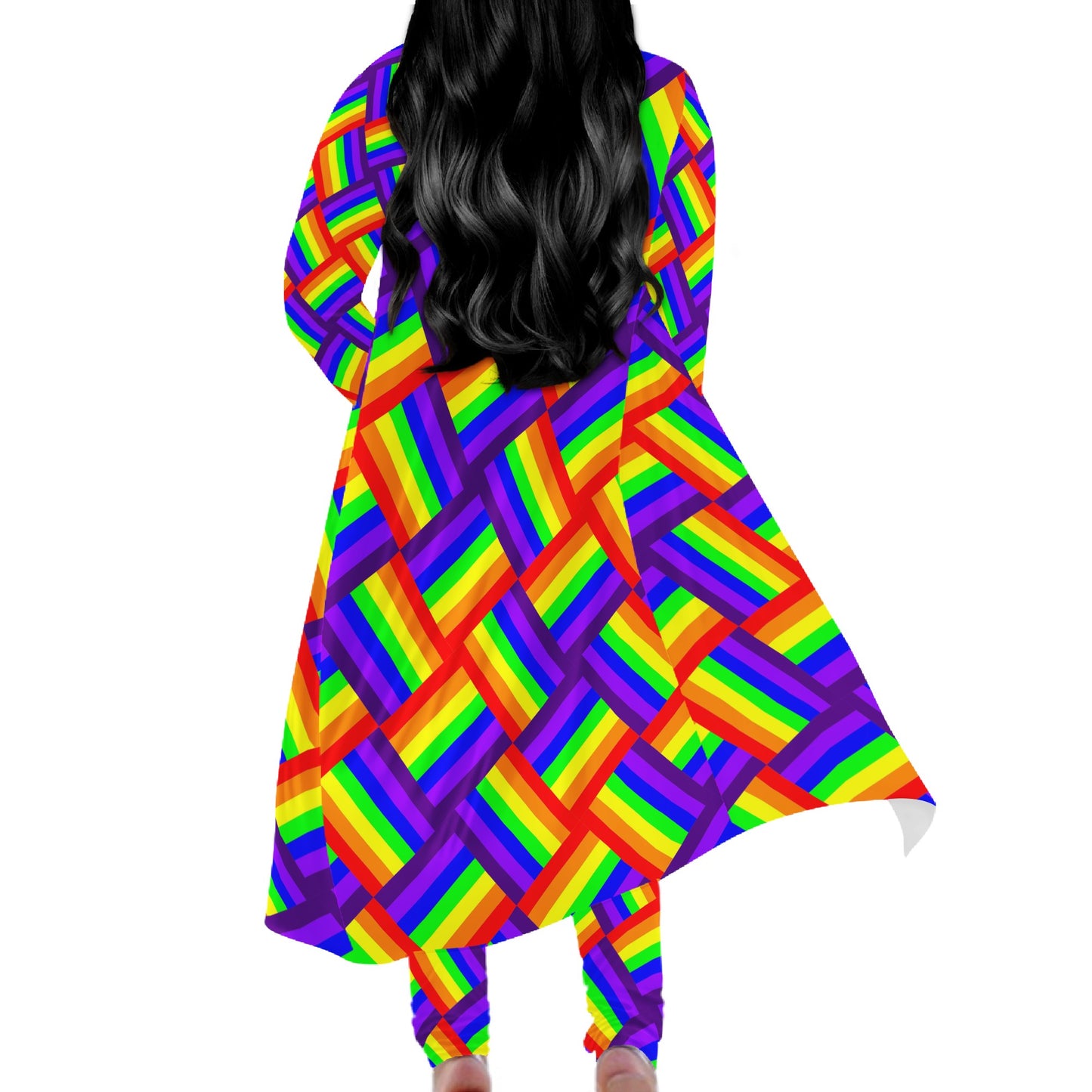 Rainbow Weave Women Overalls Sportwear