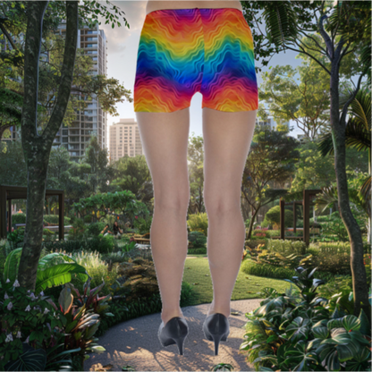 Lgbtq Rainbow Skinny Shorts