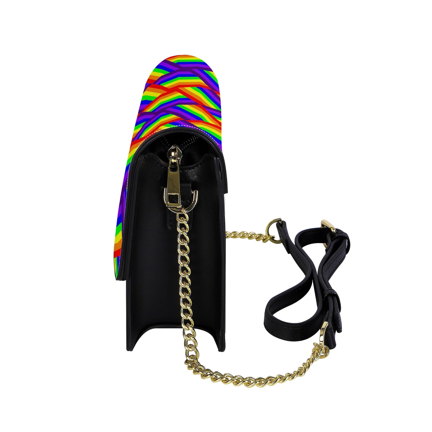 Rainbow Weave Cross body handbag