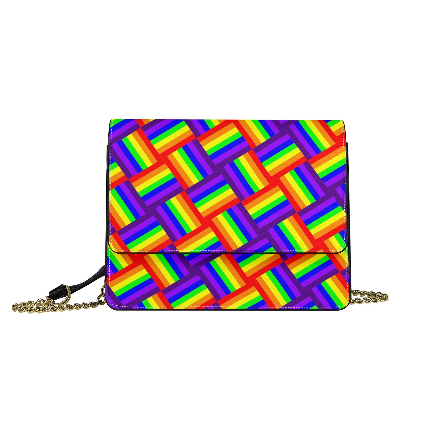 Rainbow Weave Cross body handbag