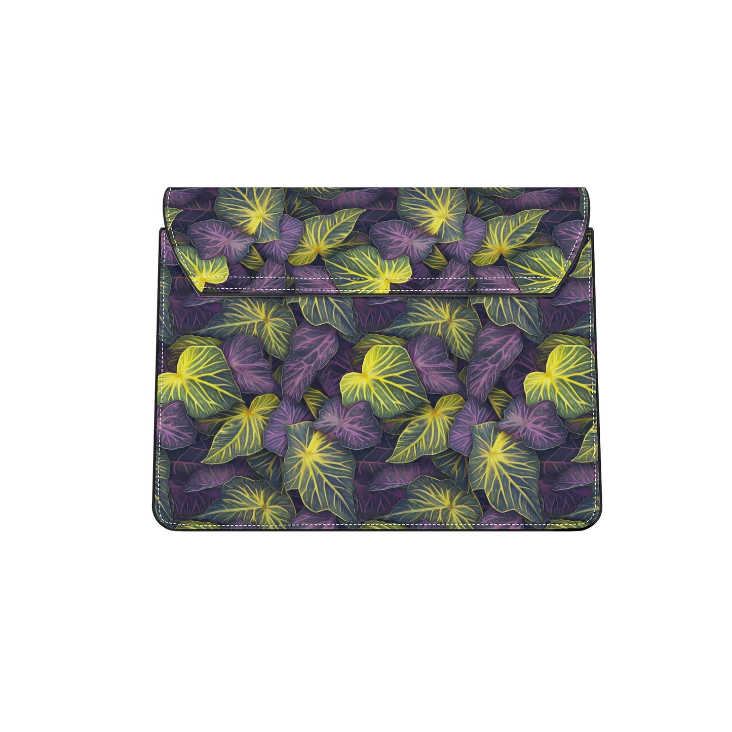 Luxtrini Iridescent Syngonium: Purple and Yellow Cross body handbag