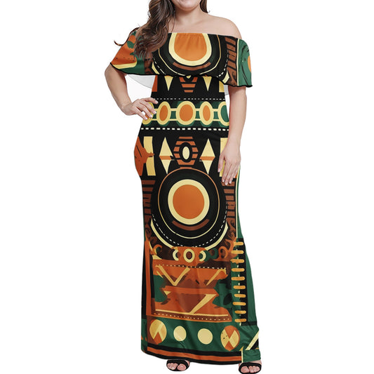 Women Off-shoulder Dress