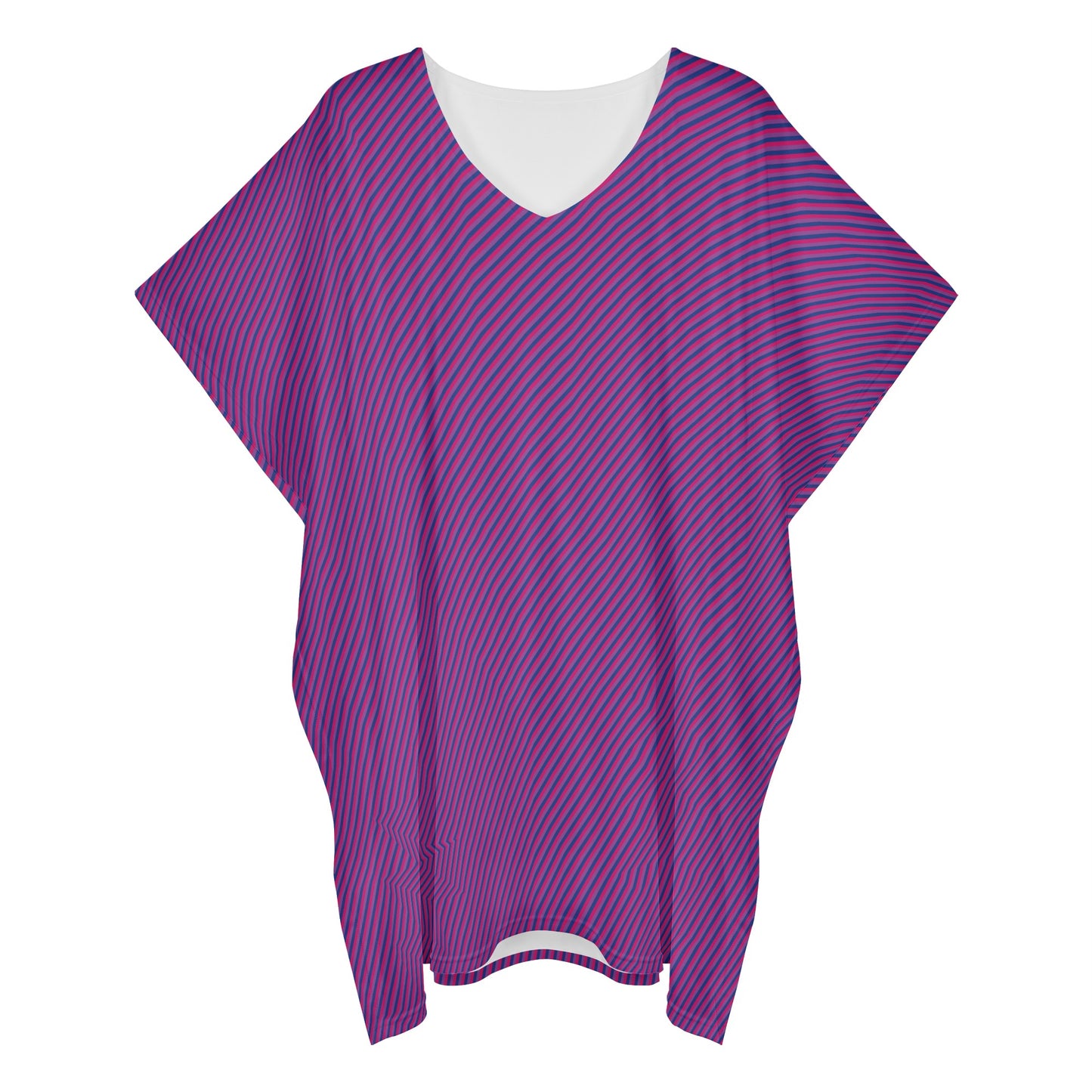 Bisexual Pride Women Oversize Shirt Dress Women ONESIZE