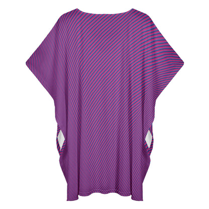 Bisexual Pride Women Oversize Shirt Dress