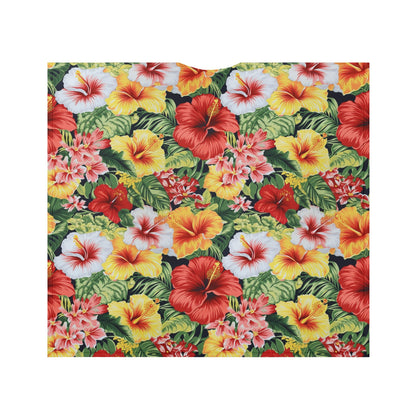 Hibiscus Women Oversize Shirt Dress