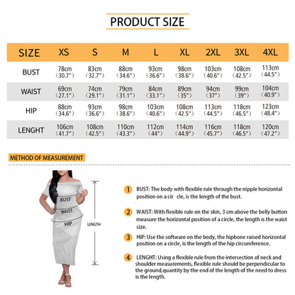 Women's Off The Shoulder Short Sleeve Dress