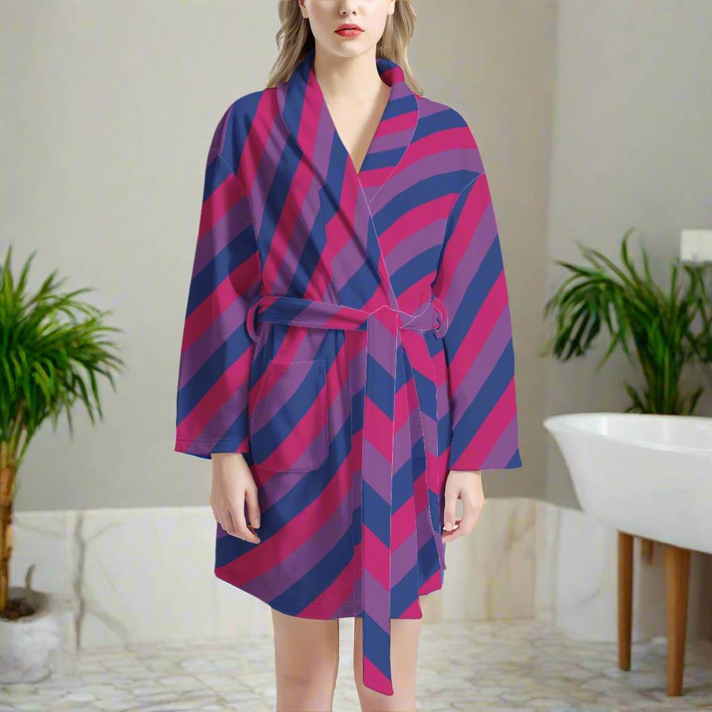 Bisexual Pride Women's Bathrobe