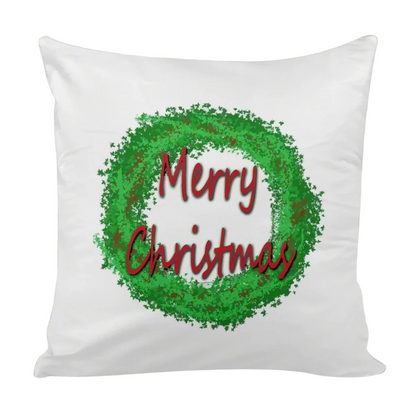 Bright Festive Holiday Pillow Case for Sofa or Couch with Chic Design