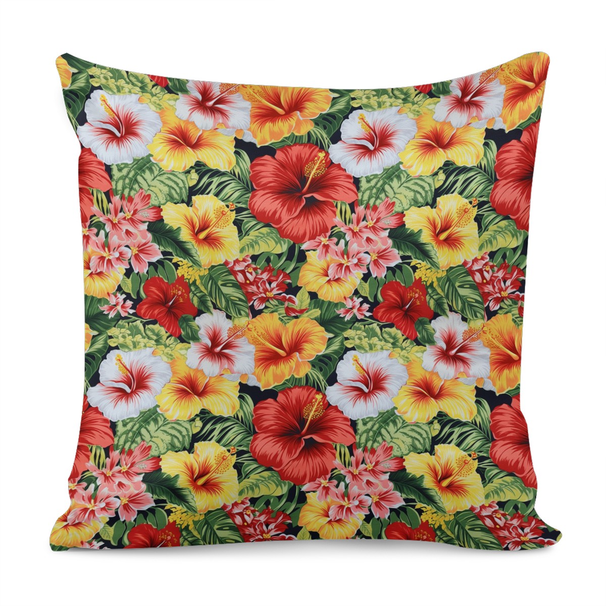 Hibiscus Pillow Cover