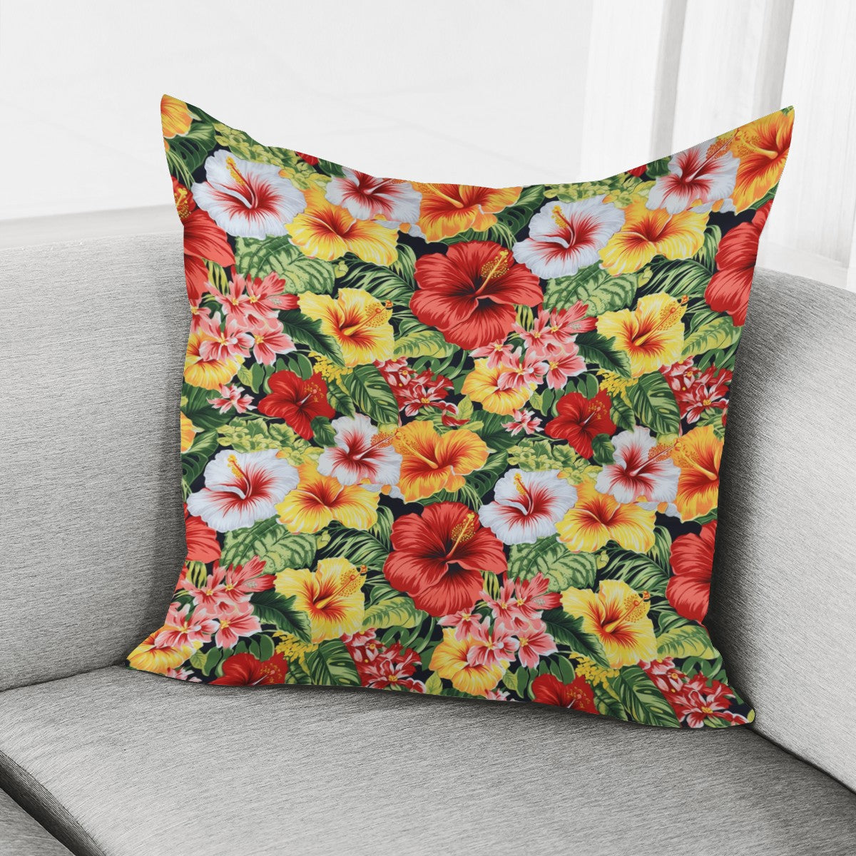 Hibiscus Pillow Cover