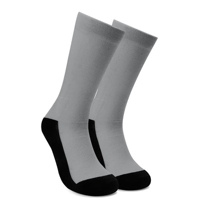 Basic Gray Crew Socks