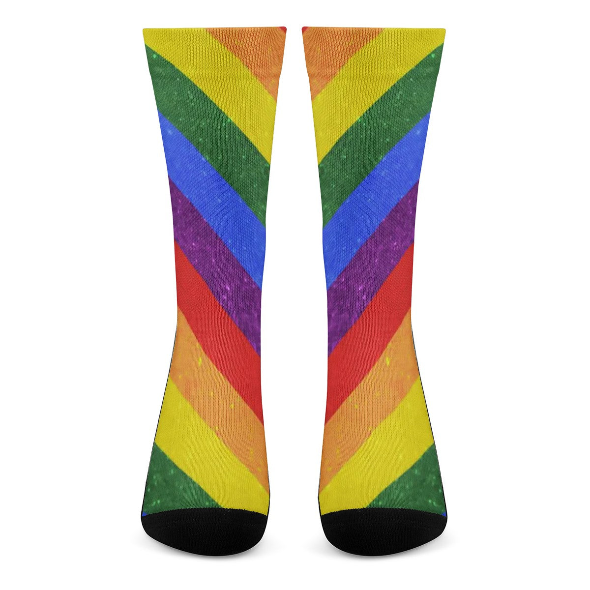 LGBT Pride Motif Pattern Crew Socks