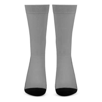 Basic Gray Crew Socks