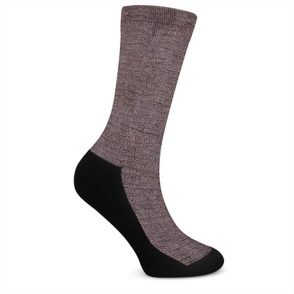 African Ethnic Mudcloth Crew Socks